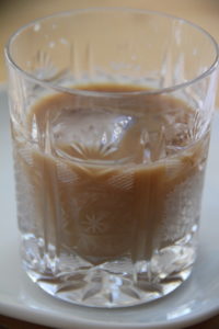 Cold brew coffee crystall glass
