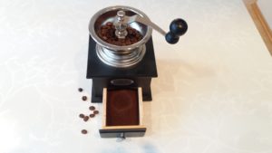 Grinding coffee