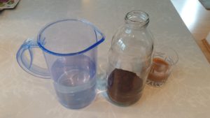 Ingredients for making cold brew