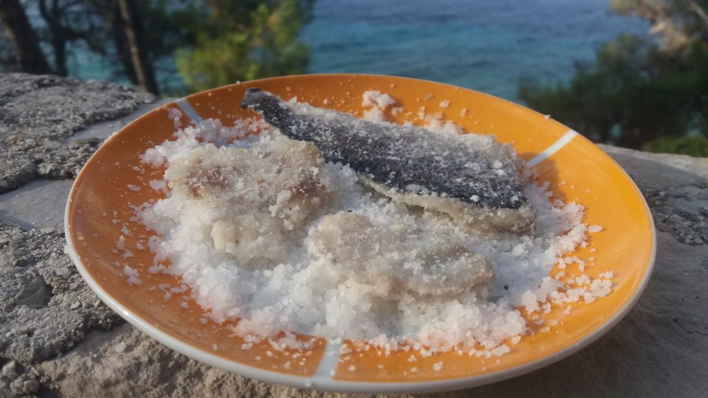 Salted fish With Small Salt Crystals