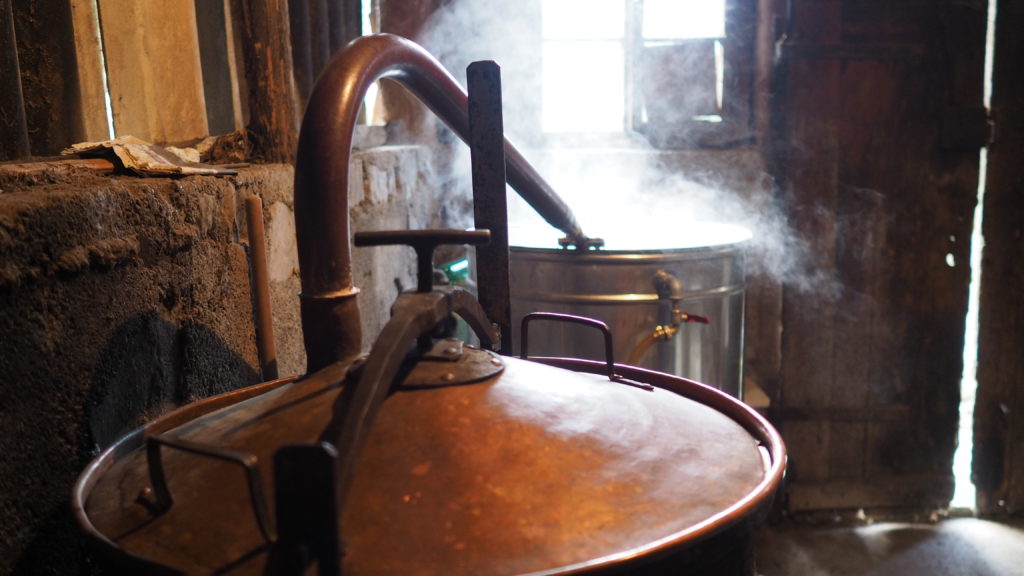 Distilling Cognac